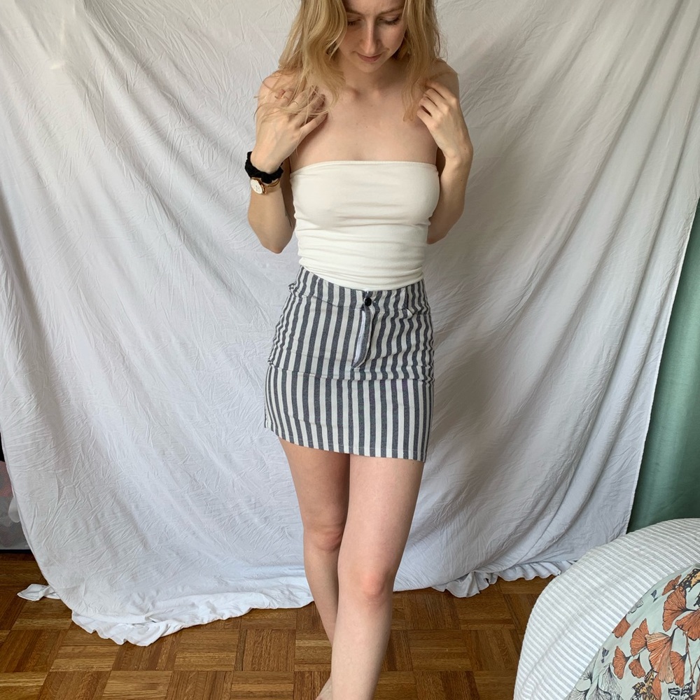 Brandy Melville striped skirt